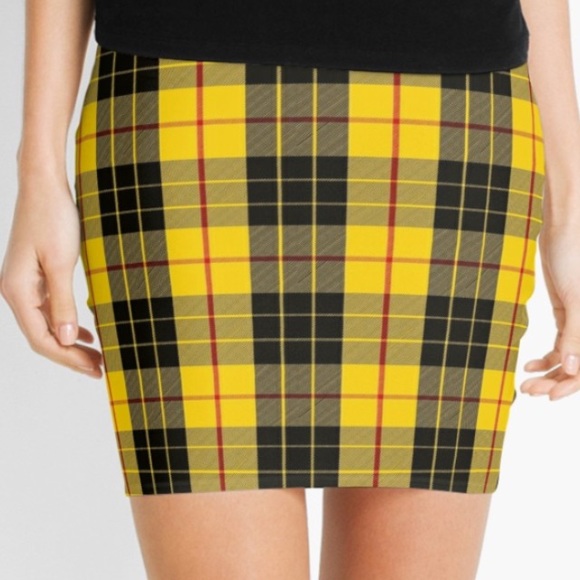 Vintage McLeod Plaid checkered Skirt 8 - Picture 5 of 7